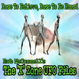 The 'X' Zone UFO Files logo