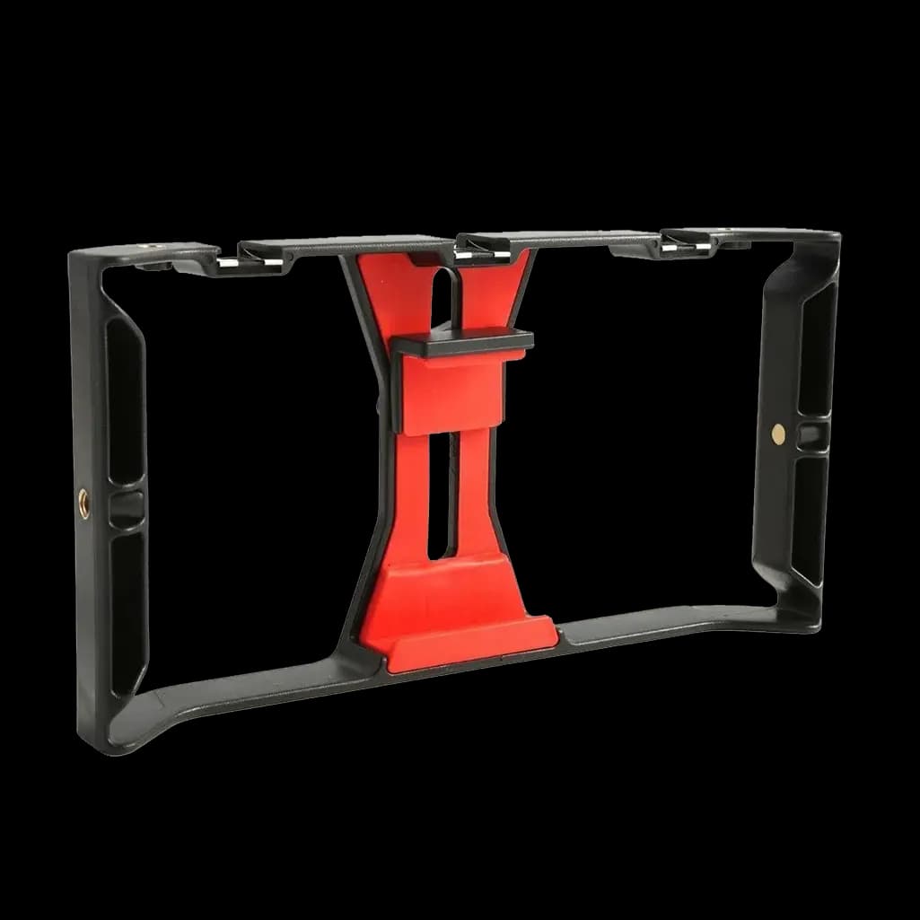 Phone Filming Rig with Light and Microphone